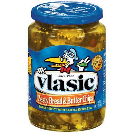 De West Wind Vlasic Zesty Bread Butter Chips Pickles 24 Oz