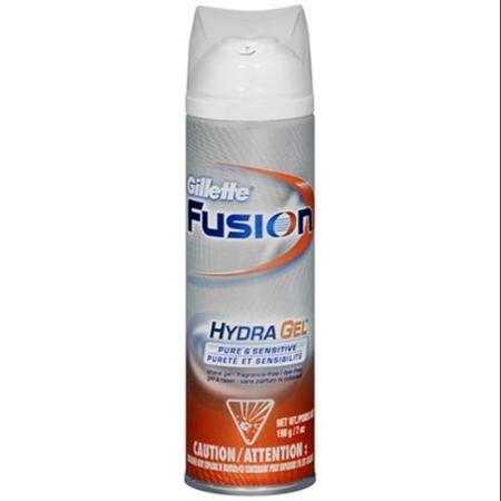 gillette fusion hydra gel pure and sensitive