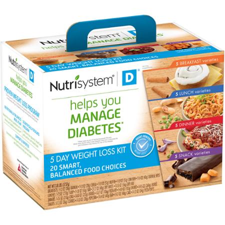 De West Wind nutrisystem d 5 day diabetic jumpstart weight loss kit